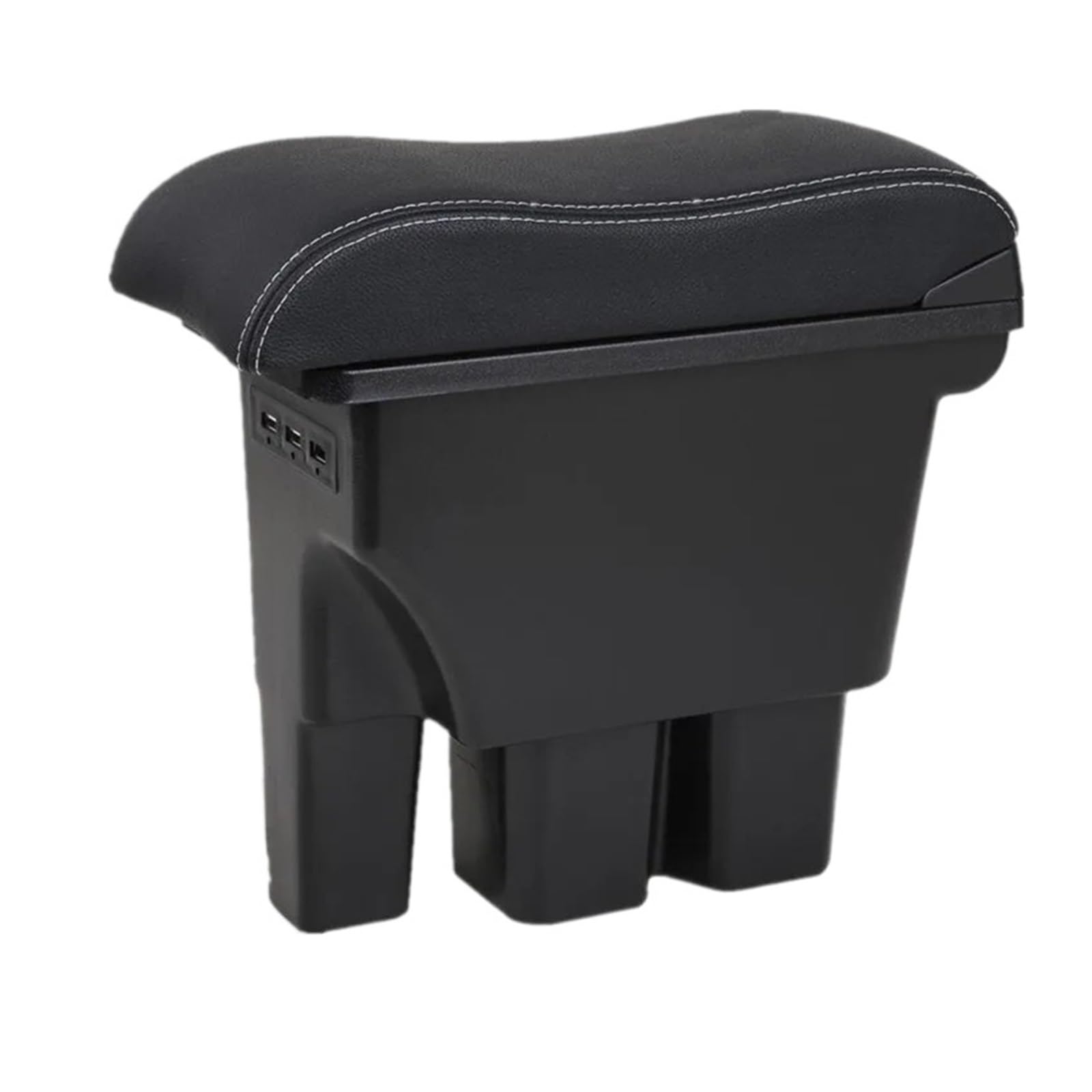Umdjju 3A2 Black Leather For Suzuki For Jimny Jb74 2019-2024 Armrest Box Retrofit Interior Details Car Accessories Car Centre Console Armrest Box(3A2 Black Leather)