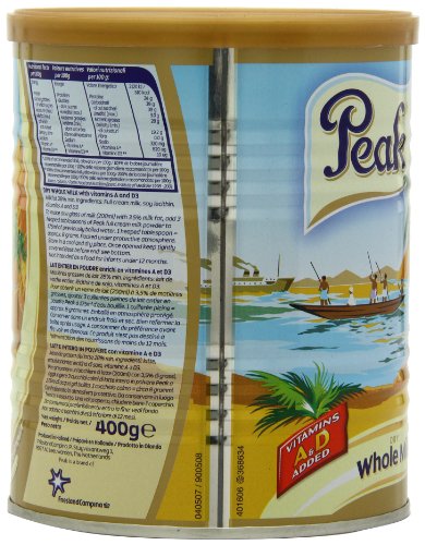 Peak Instant Full-Cream Dry Whole Milk Powder, 400-Grams #TOP5