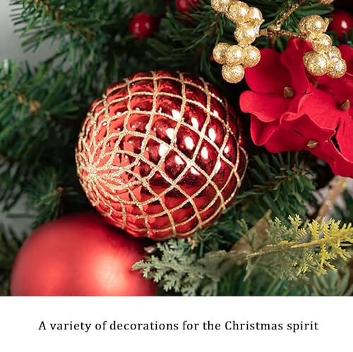 Couronnes artificielles de Noël lumineuses intérieures extérieures - 2