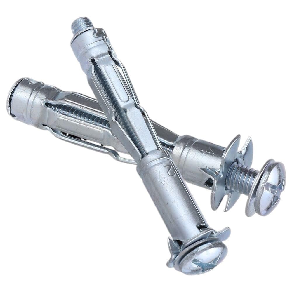 Pernos de expansión, ganchos de perno de anclaje, perno de alta resistencia Juego de pernos de expansión pesados ​​Kit surtido de tornillos de anclaje de pared de zinc Tornillos de expansión de techo