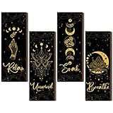 Rustic Boho Moon Phase Wall Decor