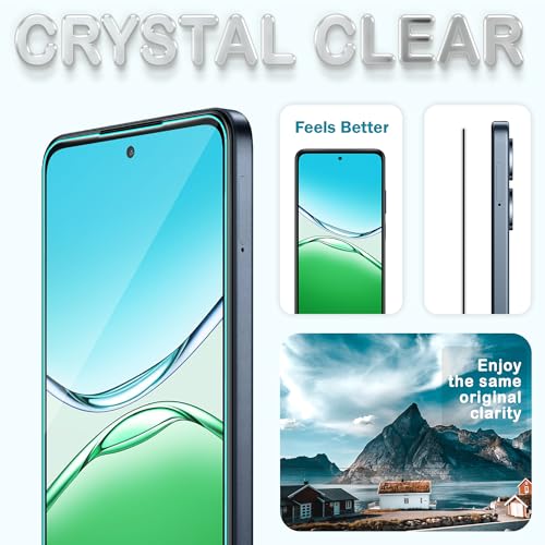 Image of ArmourPro Military Grade Gorilla Tempered Glass Screen Protector Compatible For Oppo A5X (6.67 Inch) With Easy Installation Kit| Edge To Edge Coverage |Black