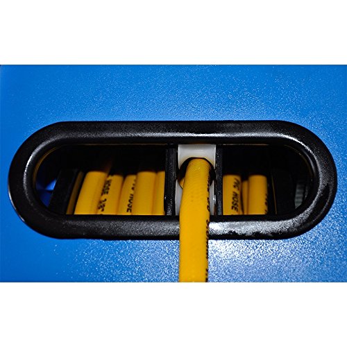Druckluft Industrie Schlauchaufroller Schlauchtrommel 12 bar mit 180° Wandhalter 20m von RP-TOOLS