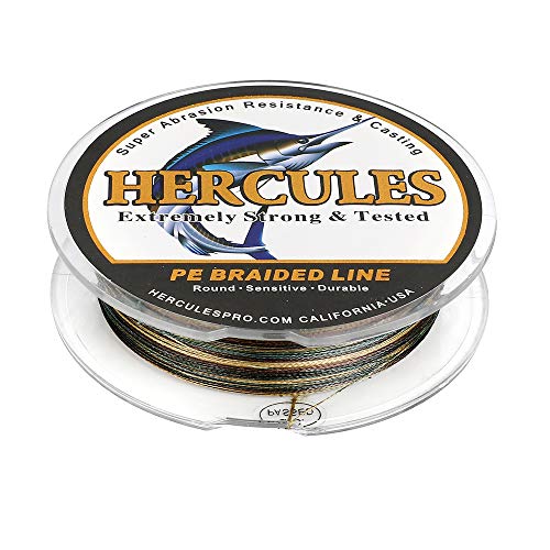 Hercules Super Strong 100M 109 Yards Braided Fishing Line 6 LB Test for Saltwater Freshwater PE Braid Fish Lines 4 Strands - Image 4