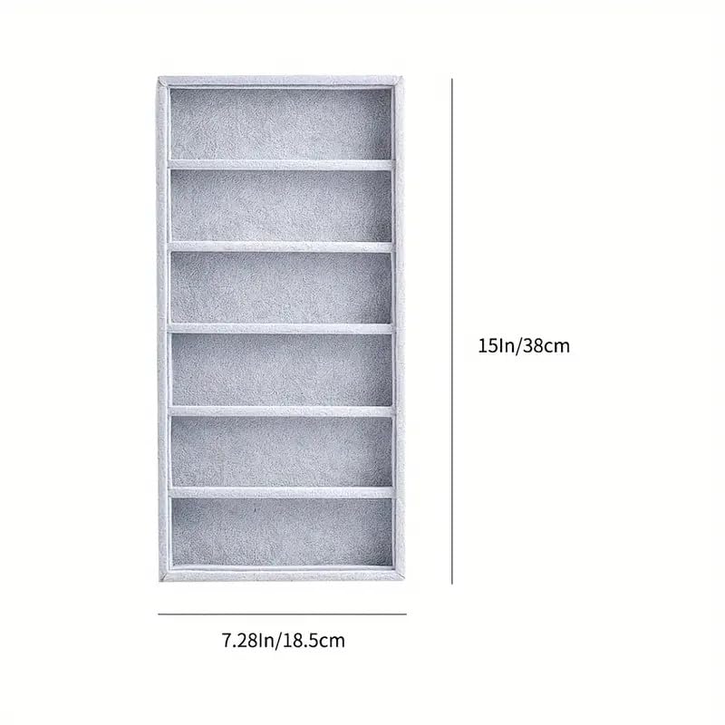 Image of 6 Sunglass /Watch Velvet Jewelry Drawer Organizer Tray Stackable Tray