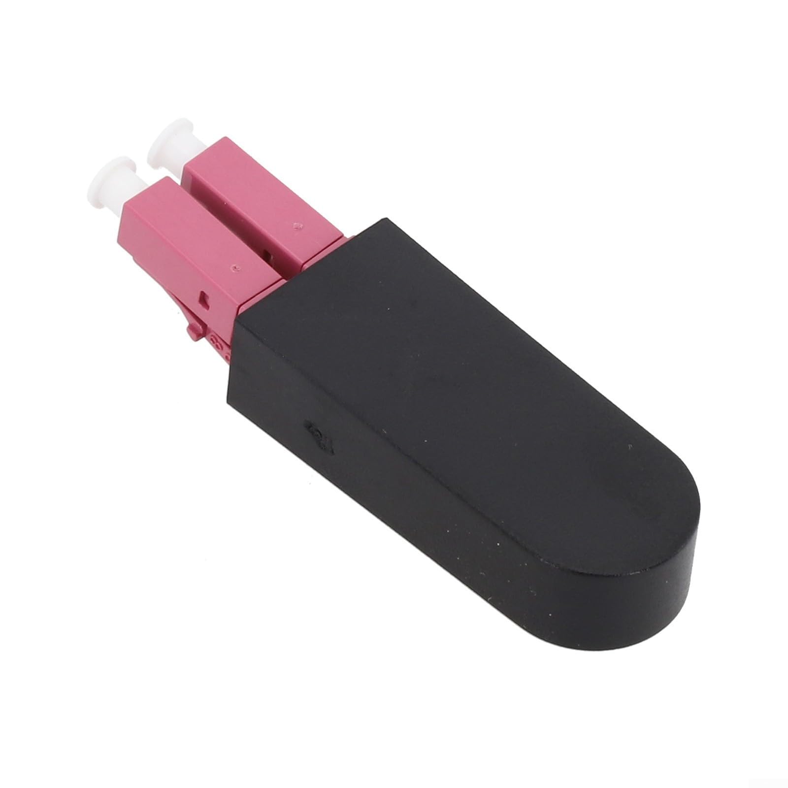 LC/UPC Adaptateur Loopback Fibre Optique Monomode Multimode SM/MM OM1 OM2 OM3 OM4 pour test de périphérique réseau et inspection des composants, matériau PE (OM4 50/125)