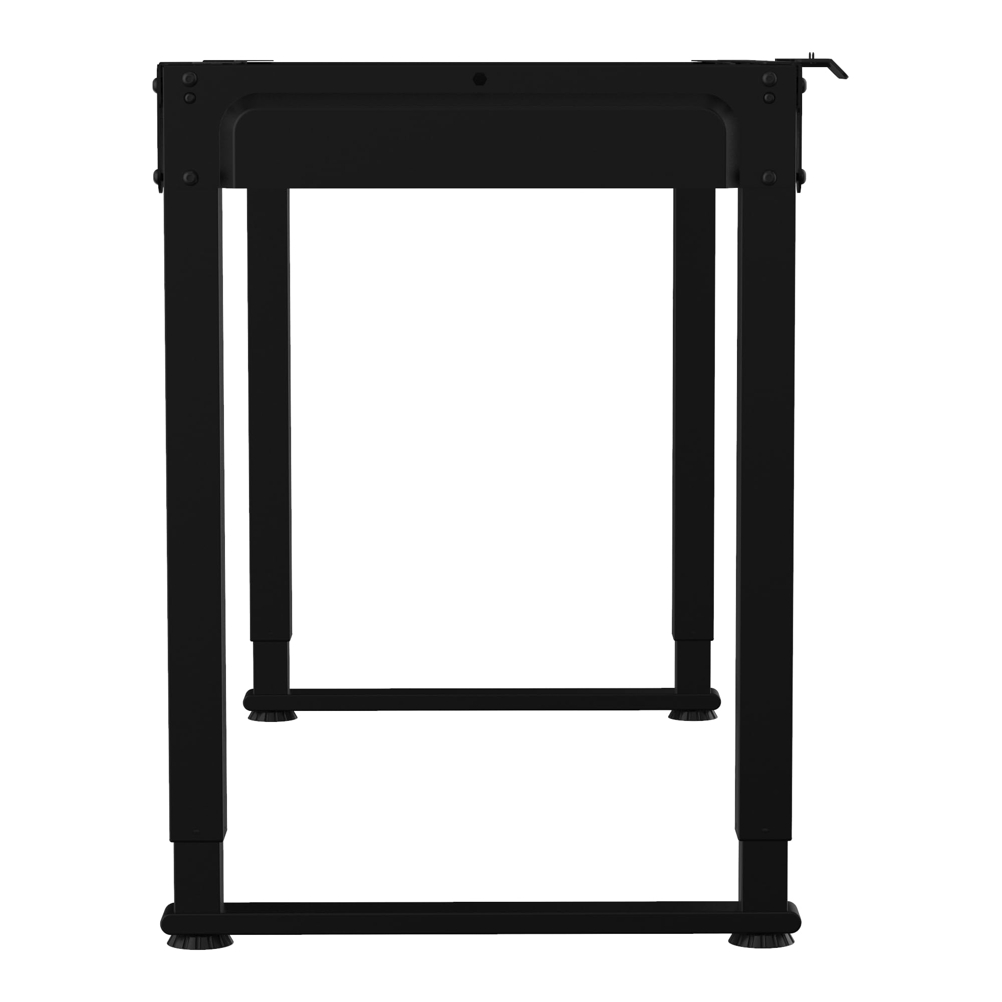 pro.tec Pied de Table Électrique à Hauteur Réglable Cadre de Bureau DIY Assis Debout Capacité de Charge 140 kg pour Plateau Maximum 180 x 80 cm Acier Allié Hauteur 70-115 cm Noir