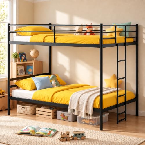 Cyranture Full Over Full Bunk Bed