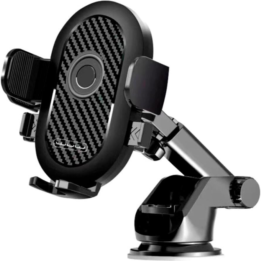 - Universal Car Mobile Stand Dashboard Mount – Adjustable Cell Phone Bracket Holder for Car, Truck & SUV Smartphones