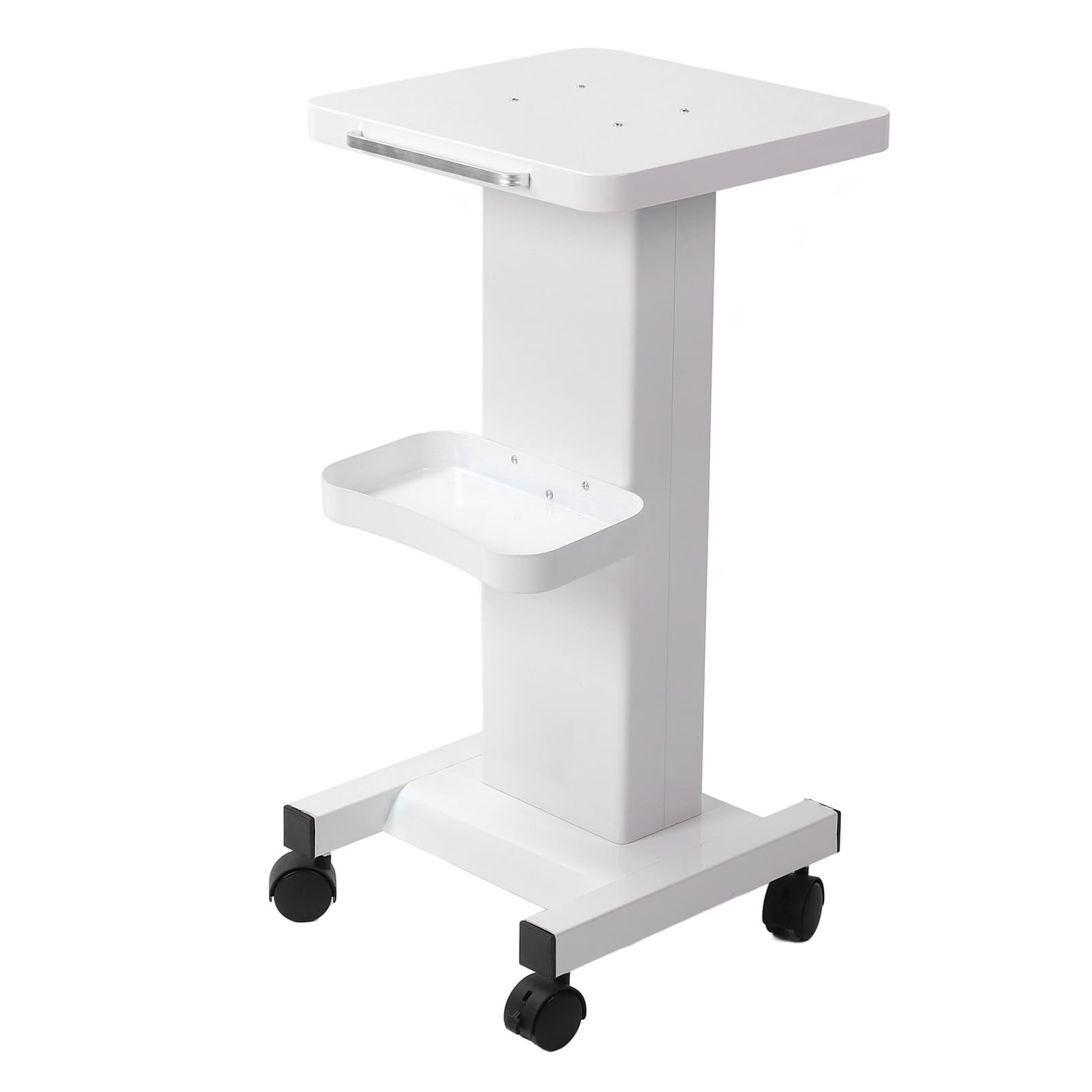 Hidyliu Carrello Carrello per Saloni di Bellezza con Ruote per Uso Professionale Spa con Ruote Elegante Ideale per Saloni di Bellezza Laboratori Ospedali Realizzato in Robusto Ferro Altezza 70 Cm