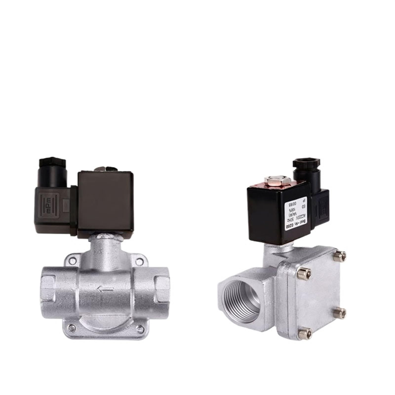 PXQCHAVLN 1" Normally Closed Stainless Steel High Pressure Solenoid Valve 24V 12V(Bsp-24vac-viton-seal)
