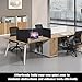 LECEHIVO 12 Pcs Acoustic Desk Divider with Pushpins 16 x 24 Inch Freestanding Privacy Table Panel for Noise Reduction, Visual Distractions Absorbing Sound Proof Cubicle