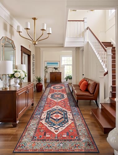 SERISSA Runner Rug for Hallways, 3x10 Washable Non Slip Kitchen