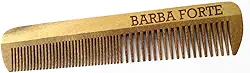 Pente de Madeira Artesanal Barba Forte Pt004