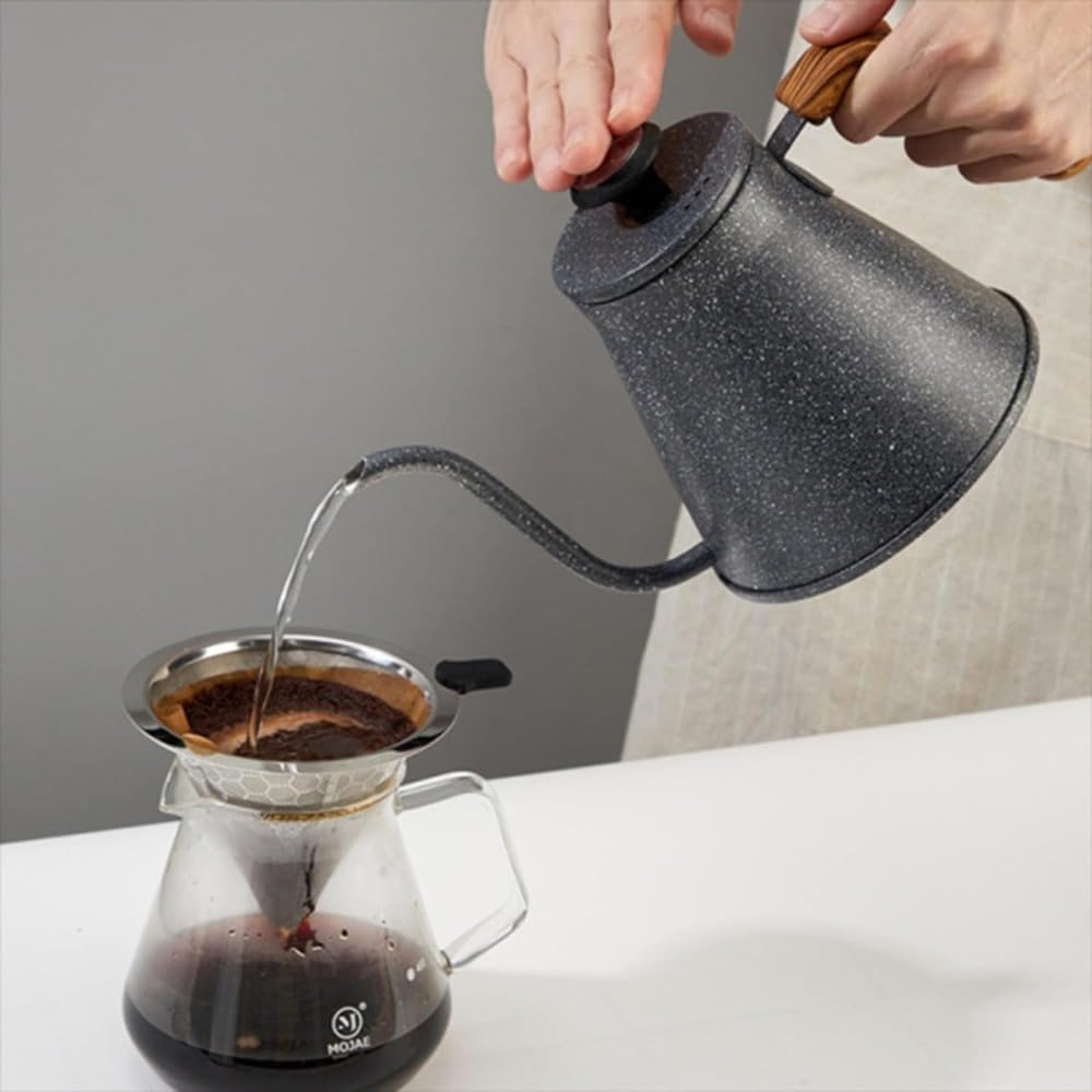 1200Wで1杯分65秒で沸かせる❣お洒落なデザイン♪❤コーヒードリップケトル 1200Wで1杯分65秒で沸かせる❣お洒落なデザイン♪❤