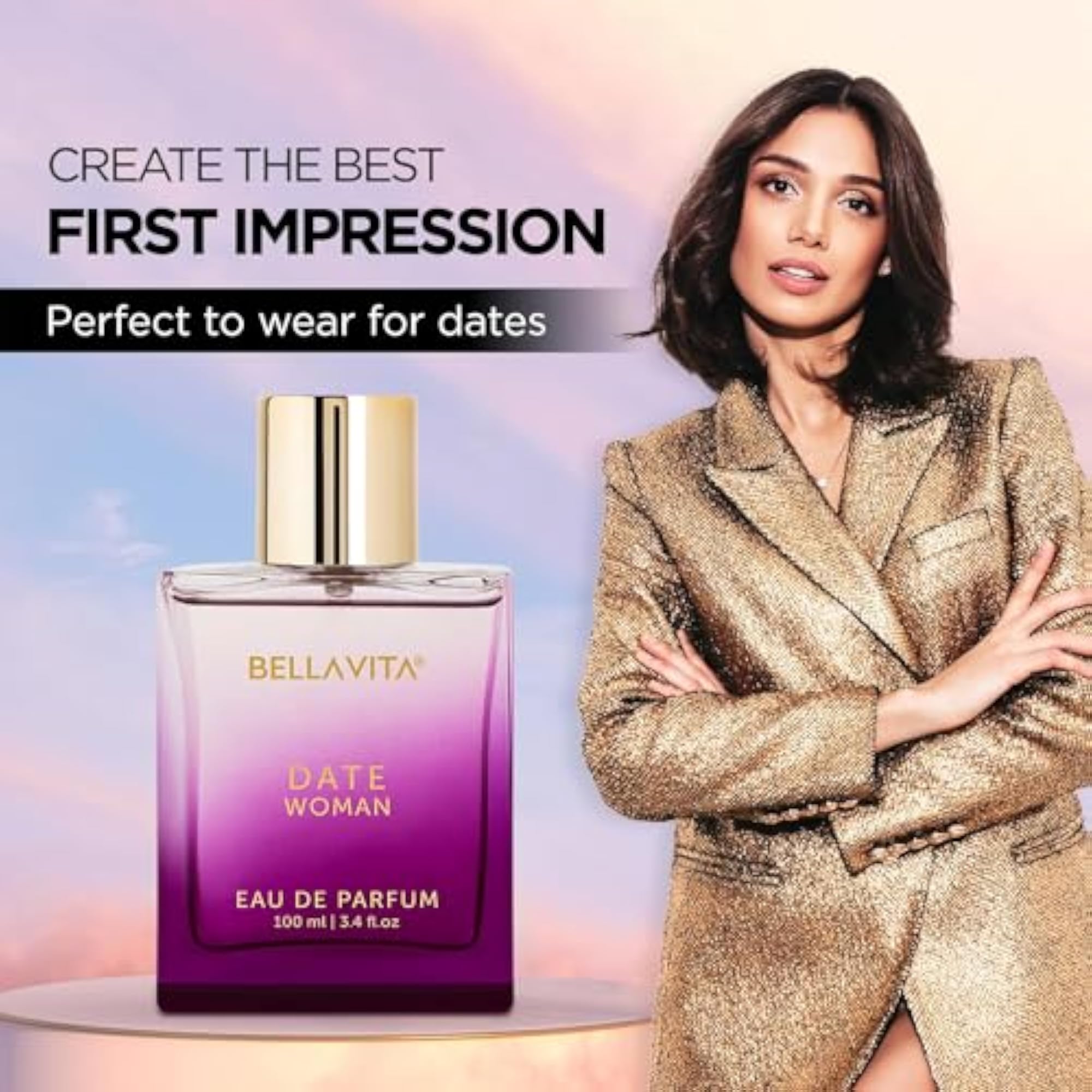Women's Long Lasting EDP Perfume, Floral & Fruity Notes