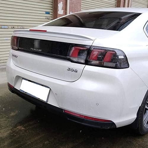 Spoiler ABS pour Peugeot 308 2016-2019 noir brillant pour hayon