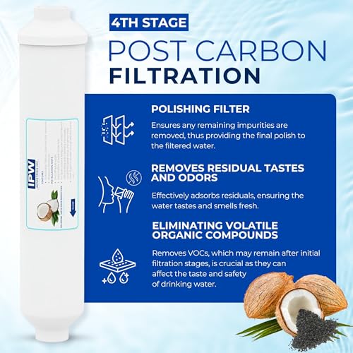 IPW Industries Inc. | Complete Reverse Osmosis Water Filter Replacement Kit for Krystal Pure KR15 - Membrane Filter, Carbon Block Filters, Polypropylene Sediment Filter for Efficient Water Filtration by IPW Industries Inc - Used condition - Image 5