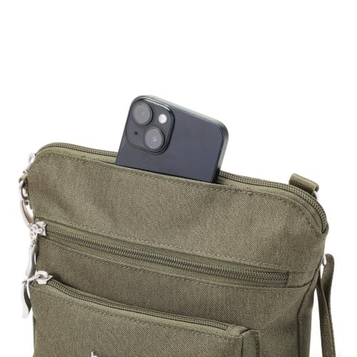 Image of Baggallini Modern Pocket Crossbody Bag for Women, 8.5 inchx8.5 inch Handbag Purse with RFID, Lightweight Water-Resistant
