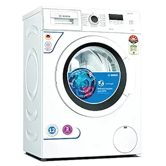 Bosch 6Kg 5 Star Touch Control Fully Automaic Front Loading Washing Machine With Heater (WLJ 16061IN, White)