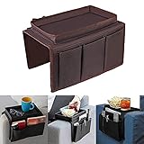【Amplia aplicación】: Práctico soporte organizador de apoyabrazos adecuado para la mayoría de los apoyabrazos en sofás o sillas. Ampliamente utilizado para el dormitorio del hogar, la sala de estar, la oficina, el sofá, la mesa, el escritorio, etc.