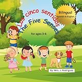 Los cinco sentidos/The Five Senses: bilingual book English/Spanish