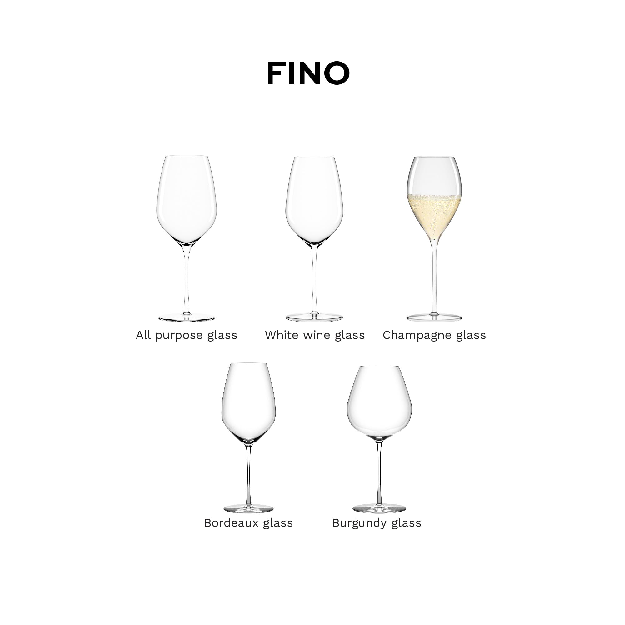 Stölzle Lausitz Set di 6 bicchieri da champagne fino da 425 ml, eleganti calici da champagne ideali per spumante e prosecco, bicchieri da spumante in cristallo senza piombo, lavabili in lavastoviglie