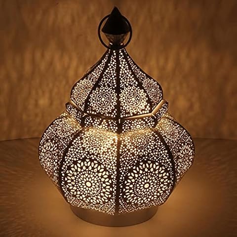 Casa Moro Farol Oriental Alima Blanco Oro Cover