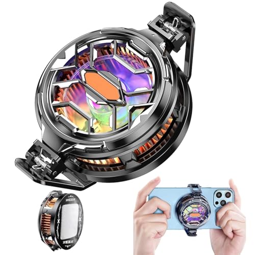 Image of FS03 Arctic 15W Mobile Cooling System, Magnetic Semiconductor Phone Cooler with High-Speed Fan, Universal Grip Clip, Anti-Overheat Radiator for Gaming & Streaming Smartphones