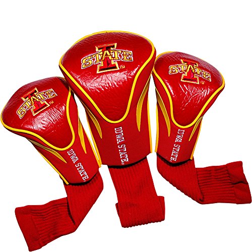 NCAA Iowa State University Sports Team Logo 3 Pack Contour Sock Headcovers