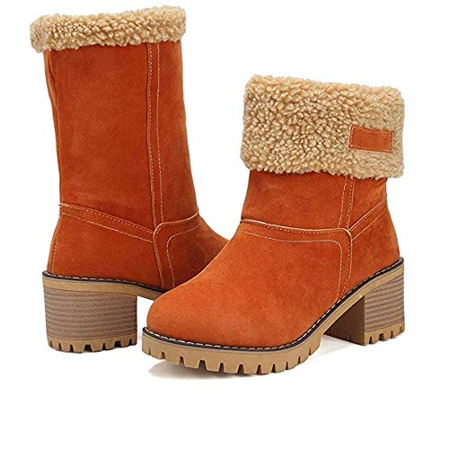 Botas De Nieve para Mujer 35-44 EU Botas De Invierno Nuevas Botas De Nieve Cálidas Botas De Nieve para Mujeres