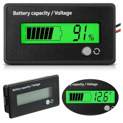 Frienda Multi-Voltage Battery Meter with Alarm