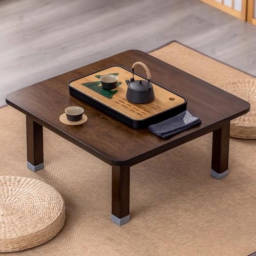 Table basse japonaise bois stable et facile à assembler de 37cm