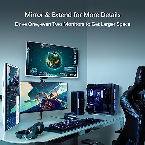 Uni YYDHM01 4K Displayport To Hdmi Cable 6.6Ft [1440P@60Hz, 1080P@120Hz], Sturdy Braided Dp To Hdmi Cord For Monitor, Unidirectional Display Port To Hdmi Cable Compatible With Dell thumb #3