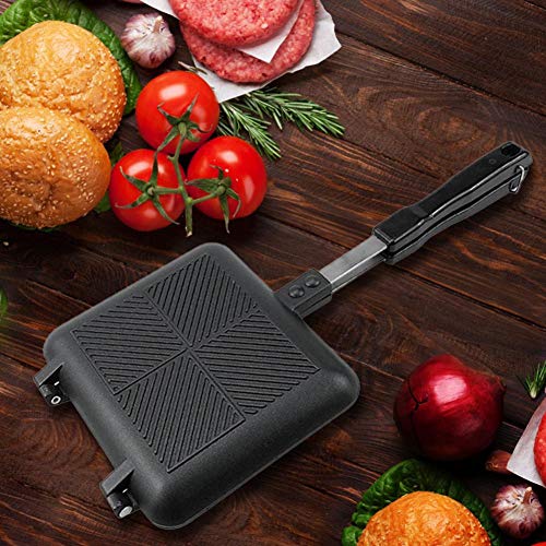 Hot Sandwich Maker Press Breakfast Sandwich Cheese Egg Maker Machine For Home And Camping - Thumbnail 2