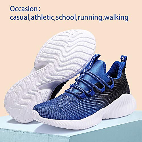 Image of VITUOFLY Boys Girls Sneakers Kids Mesh Lightweight Running Tennis Shoes