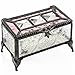 J Devlin - Vintage Stained Glass Jewelry Box Trinket Keepsake Display - Box 514 (Pink)
