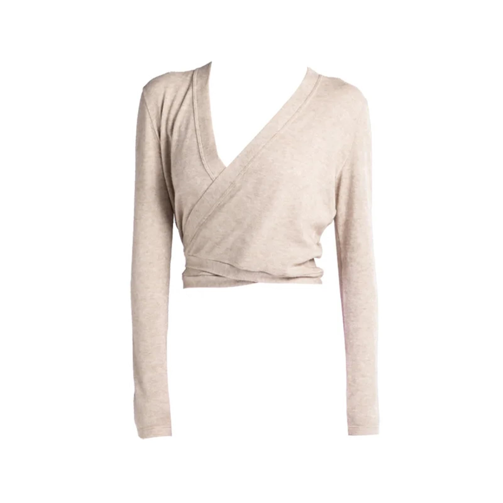 Tanz Cardigan Mädchen Frauen Trikots Lace-up Mantel Ballett Top Kreuz Lange Ärmel Wrap Pullover Ballerina Tanz Warm Up for Win