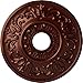 Ekena Millwork CM18VLACS Valletta Ceiling Medallion, 18"OD x 3 1/2"ID x 1"P, Hand-Painted Antique Copper