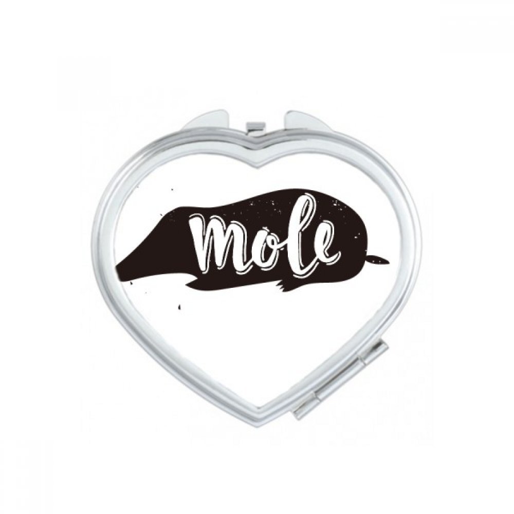 Miroir compact marten noir et blanc de haute précision pour sac à main