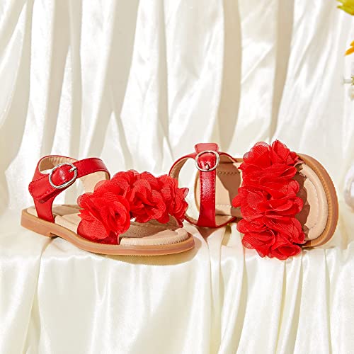 Image of Kiderence Toddler Girls Sandals Little Girls Kids Summer Shoes Toddler Sandals