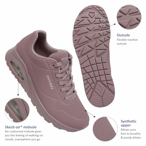 Image of Skechers Women Uno Cool Heels Lace Up Shoe