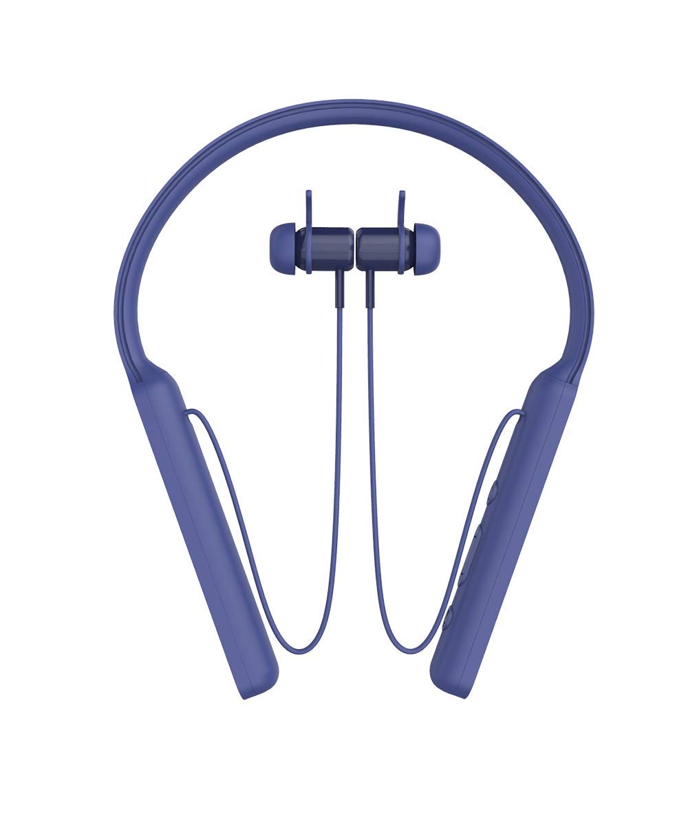 truke Yoga 1 in-Ear Neckband Wireless Bluetooth Earphones with Mic (Blue)