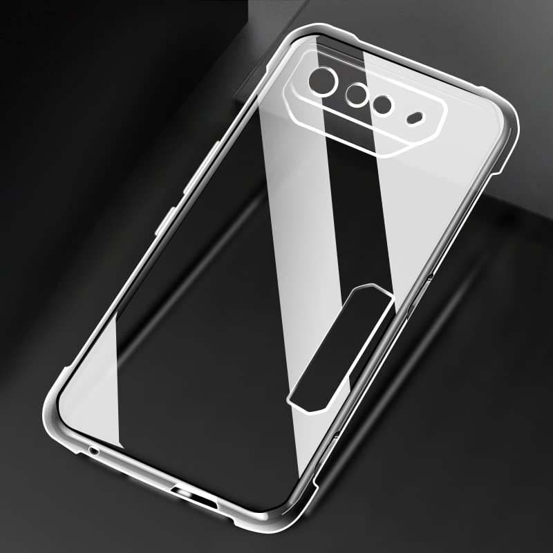 HONLEN Custodia Per ASUS ROG Phone 7 / 7 Ultimate - Trasparente Sfumato TPU Silicone, 4 Angoli Rinforzati Airbag, Antiscivolo, Antiurto - 3