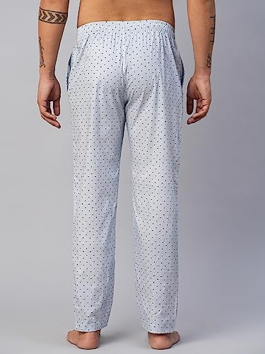 Image of Urban Scottish Men's Lounge Pants 100% Cotton Men's Lounge Night Pant Comfortable Leisure-Wear Lower with an Elastic Waist-Band and Regular Fit Track Pants, Machine Washable Stay at Home