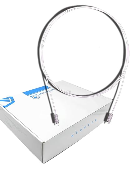 (Pack of 50) MEDNOVA Disposable Endoscopic Dual Ended Channel Cleaning Brush, 230 cm Working Length, 6 mm Brush Diameter