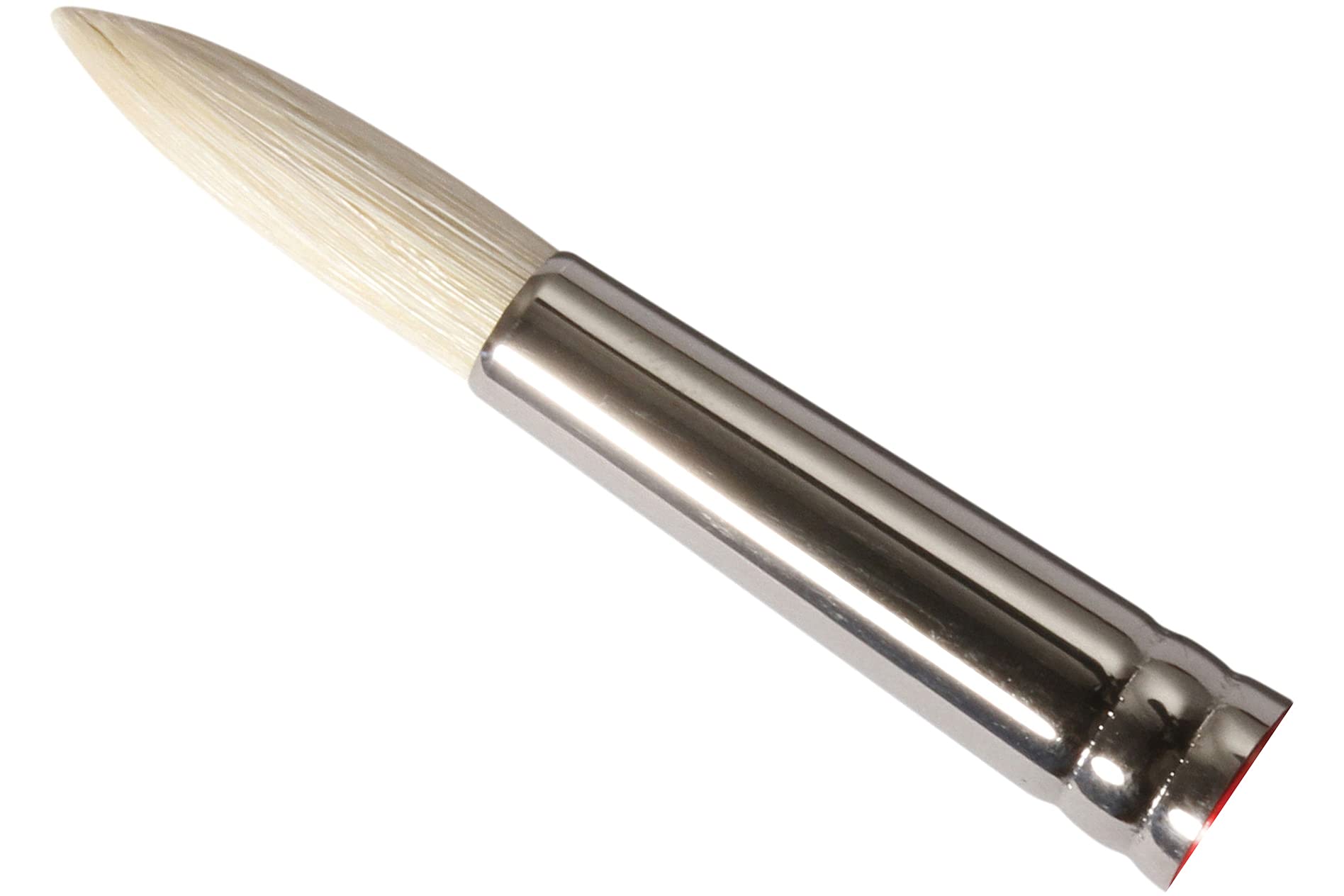 Daler Rowney Daler-Rowney Georgian Oil Brush, Natural Hog Bristle, Long Handle, Round, 8