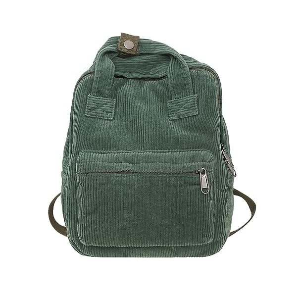 Makukke-Small-Backpack-Purse-for-Women-Corduroy-Vintage-Backpack-Women-Mini-Backpack-Fashion-Casual-Backpack-Aesthetic-Purse-Green-Backpack Makukke Small Backpack Purse for Women Corduroy Vintage Backpack Women Mini Backpack Fashion Casual Backpack Aesthetic Purse, Green Backpack