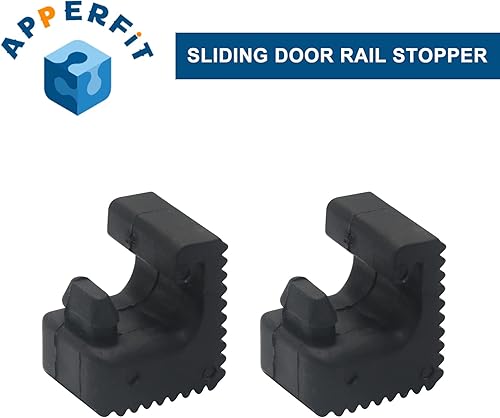 Miniatura 2 de Tope de riel de puerta corredera 72557-S0X-A00 2 piezas para puerta trasera izquierda del conductor y del pasajero derecho compatible con piezas de
