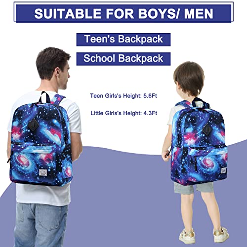 Mochila Escolar, VASCHY Mochilas Leves Mochila Clássica Básica Casual Resistente à Água Mochila Resi